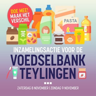 8 en 9 november - Inzamelingsactie Voedselbank Teylingen